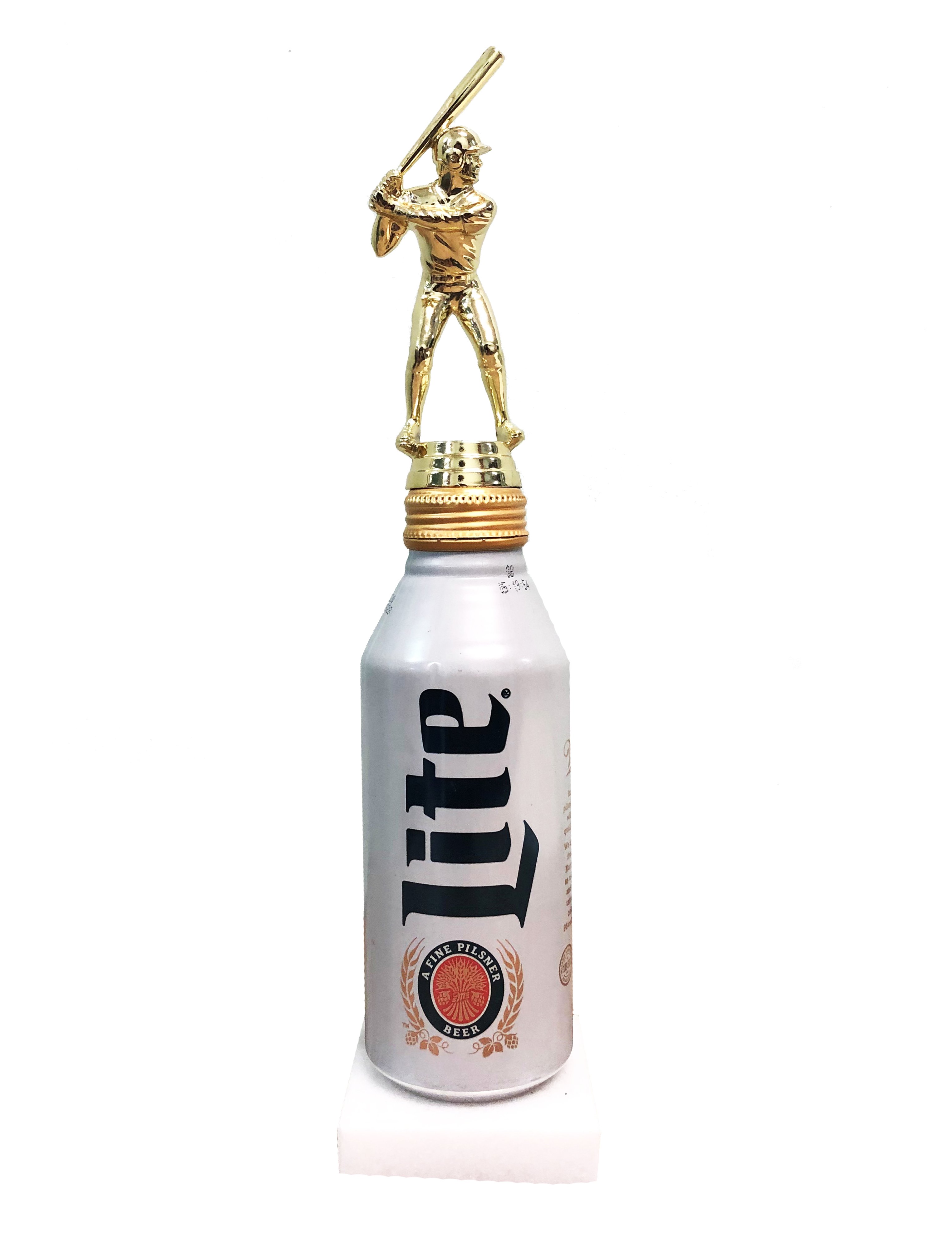 Beer Can Stand Award - Softball Trophy