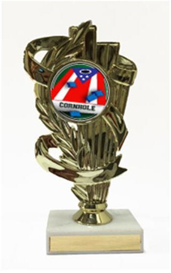 Cornhole Resin Trophy