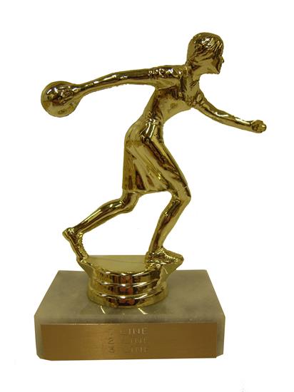 Bowling Trophy Award