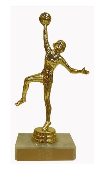 Female Basketball Hook Shot Trophy