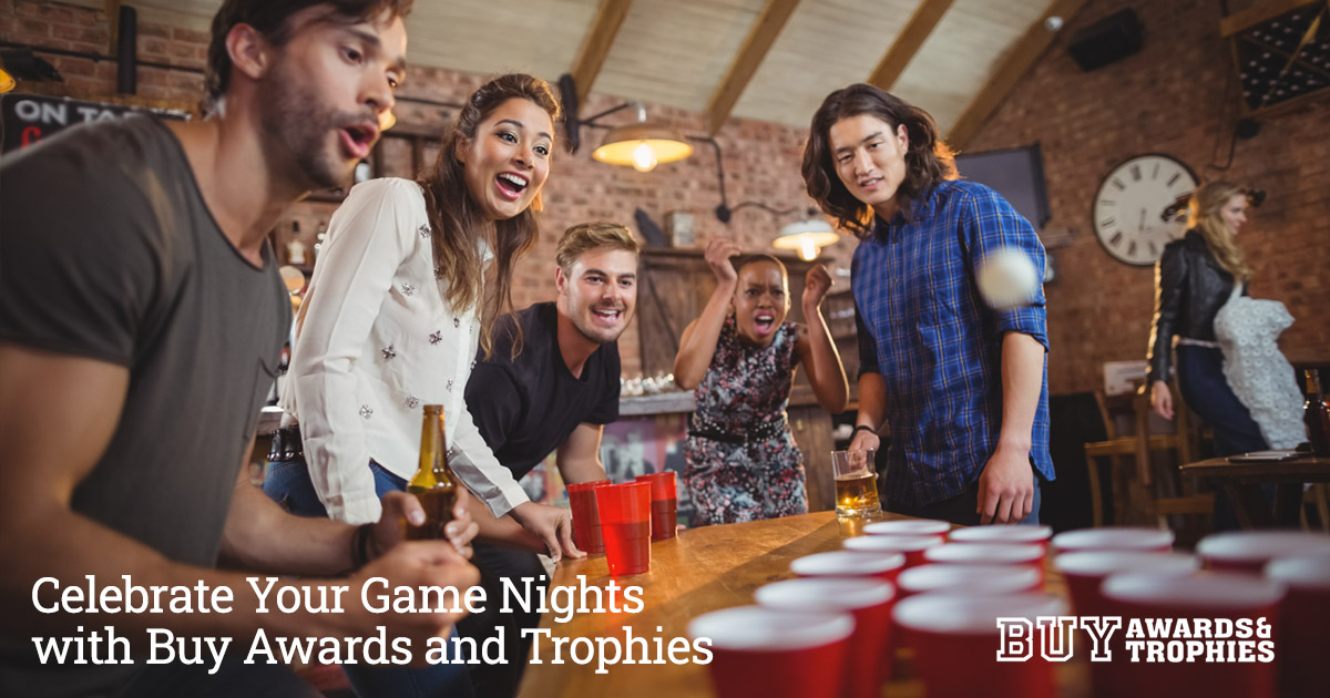 people at game party with beer