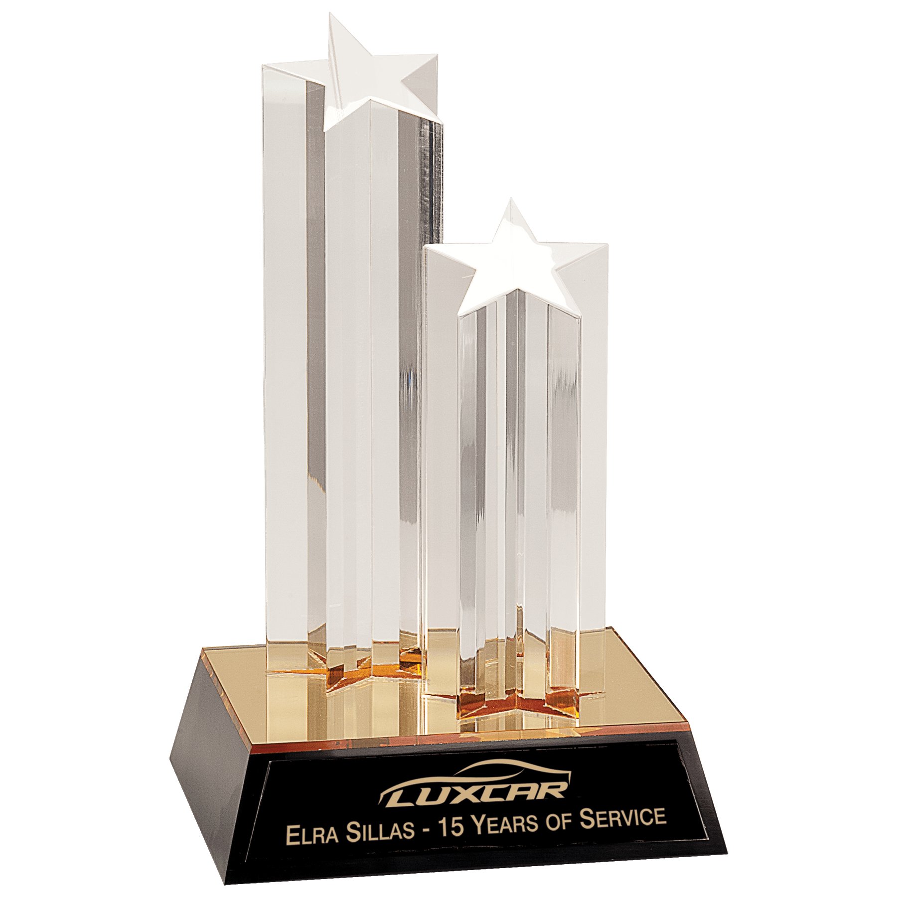 Acrylic Double Star Award