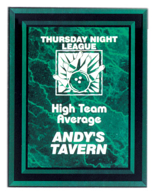 Green Marble Acrylic Plaque