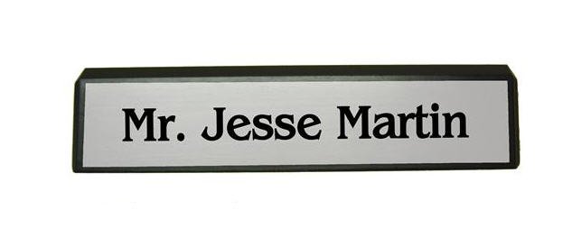 Deep Black Wood Desk Wedge