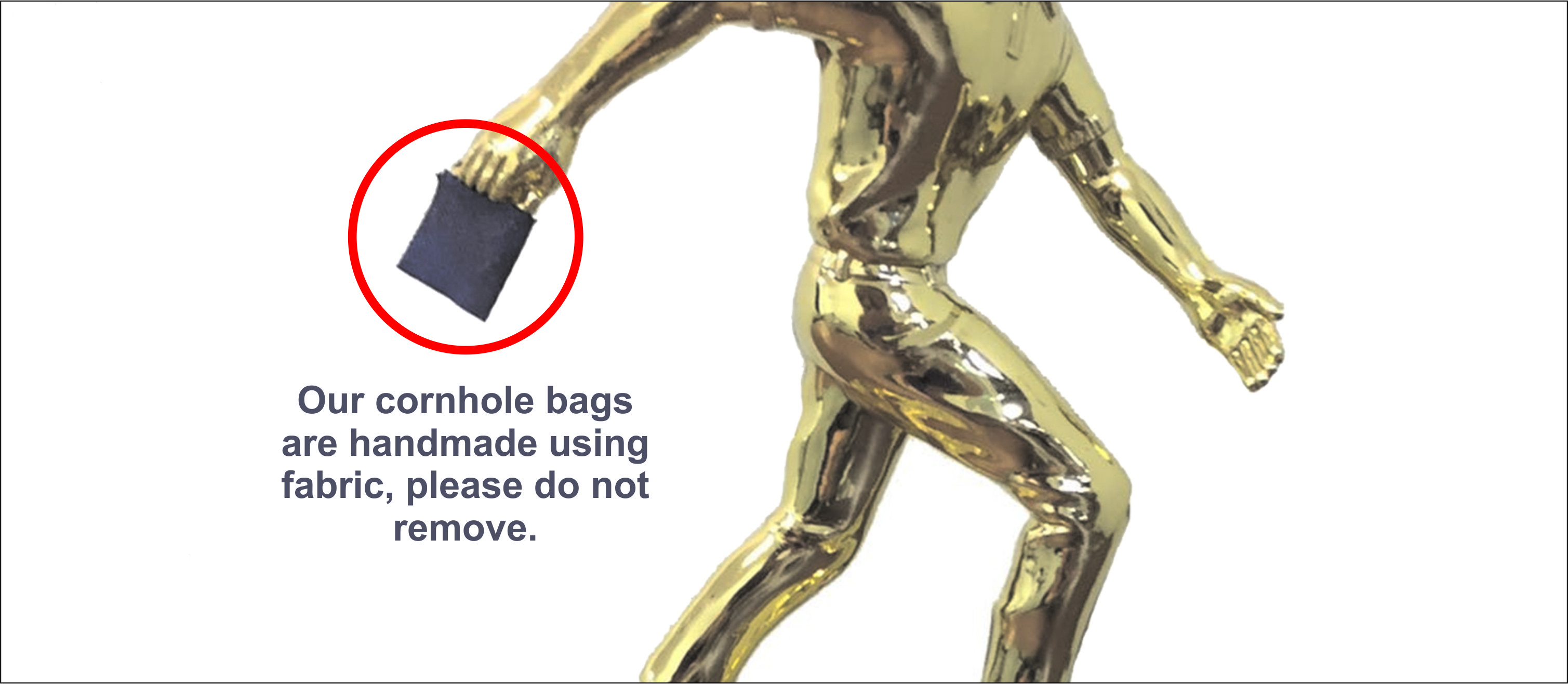 Plaque with Female Cornhole Figure