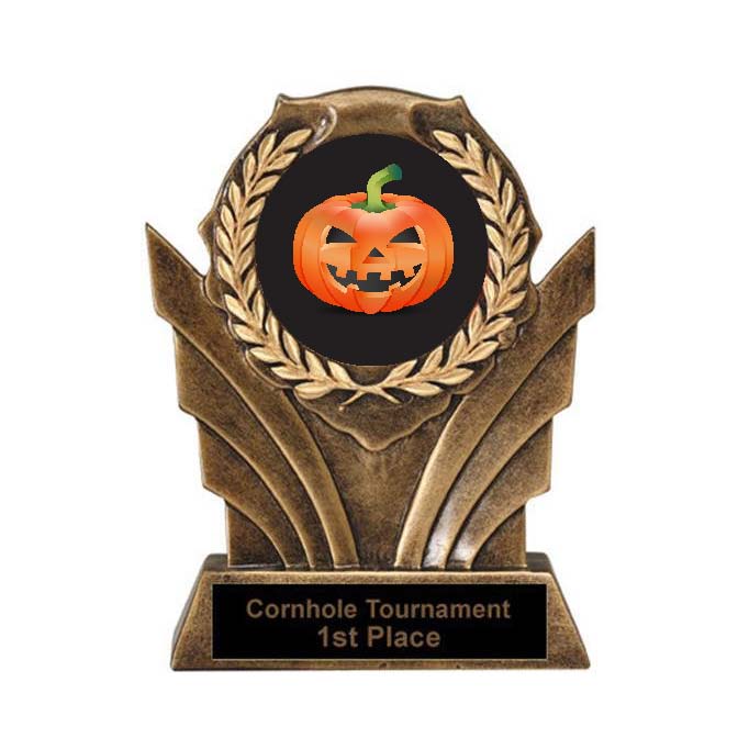 Halloween Pumpkin Carving Victory Resin Trophy