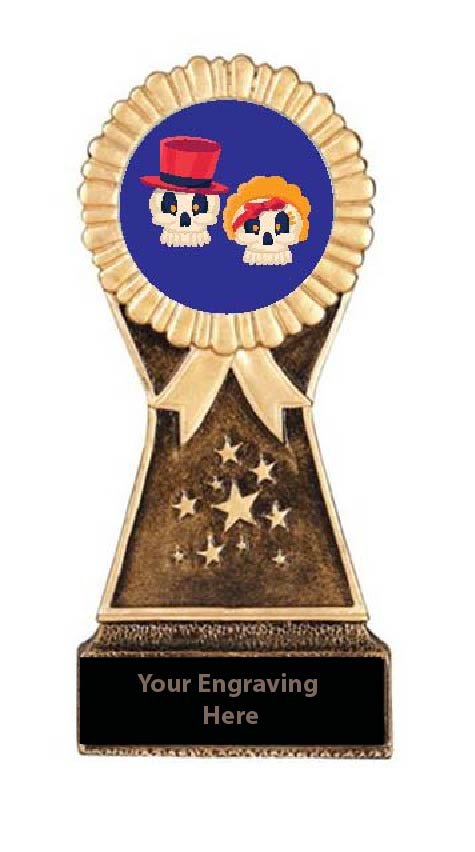 Resin Stand Halloween Cutest Couple Trophies