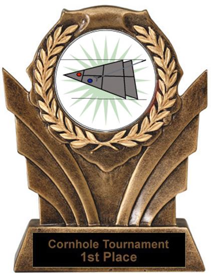 Shuffleboard Victory Resin Trophy