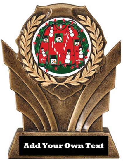 Ugly Christmas Sweater Victory Resin Trophy