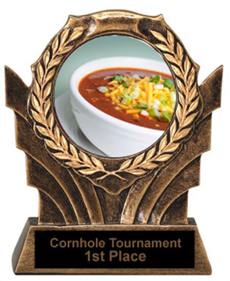Chili Bowl Cook Off Trophies Victory Resin