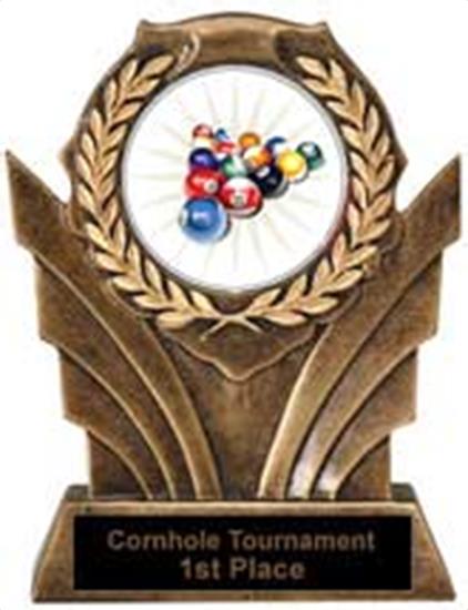 Billiards Victory Resin Trophy 2