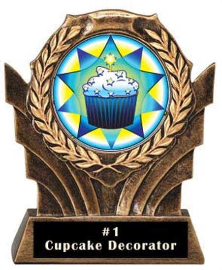 Victory Resin Cupcake Trophies