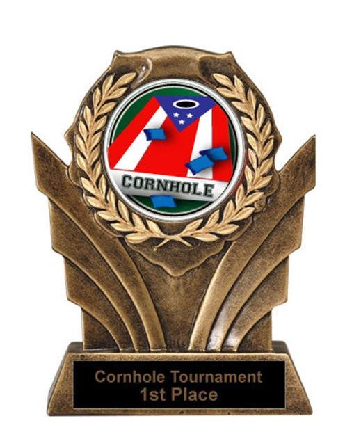 Cornhole Victory Resin Trophy