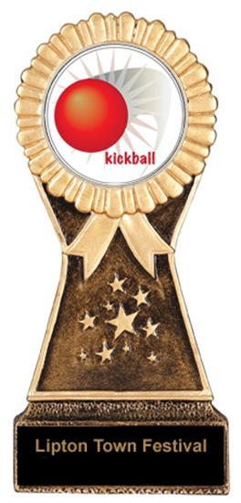 Resin Stand Kickball Trophies