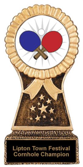 Resin Stand Ping Pong Trophies