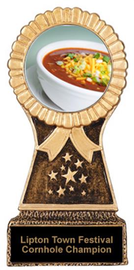 Chili Bowl Cook Off Trophy Resin Stand