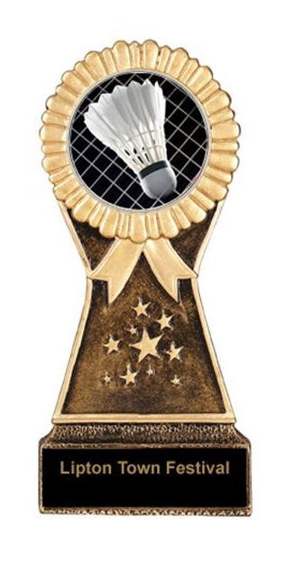 Resin Stand Badminton Trophies