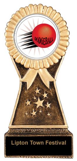 Resin Stand Dodgeball Trophy