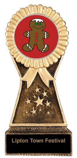 Resin Stand Gingerbread Trophies
