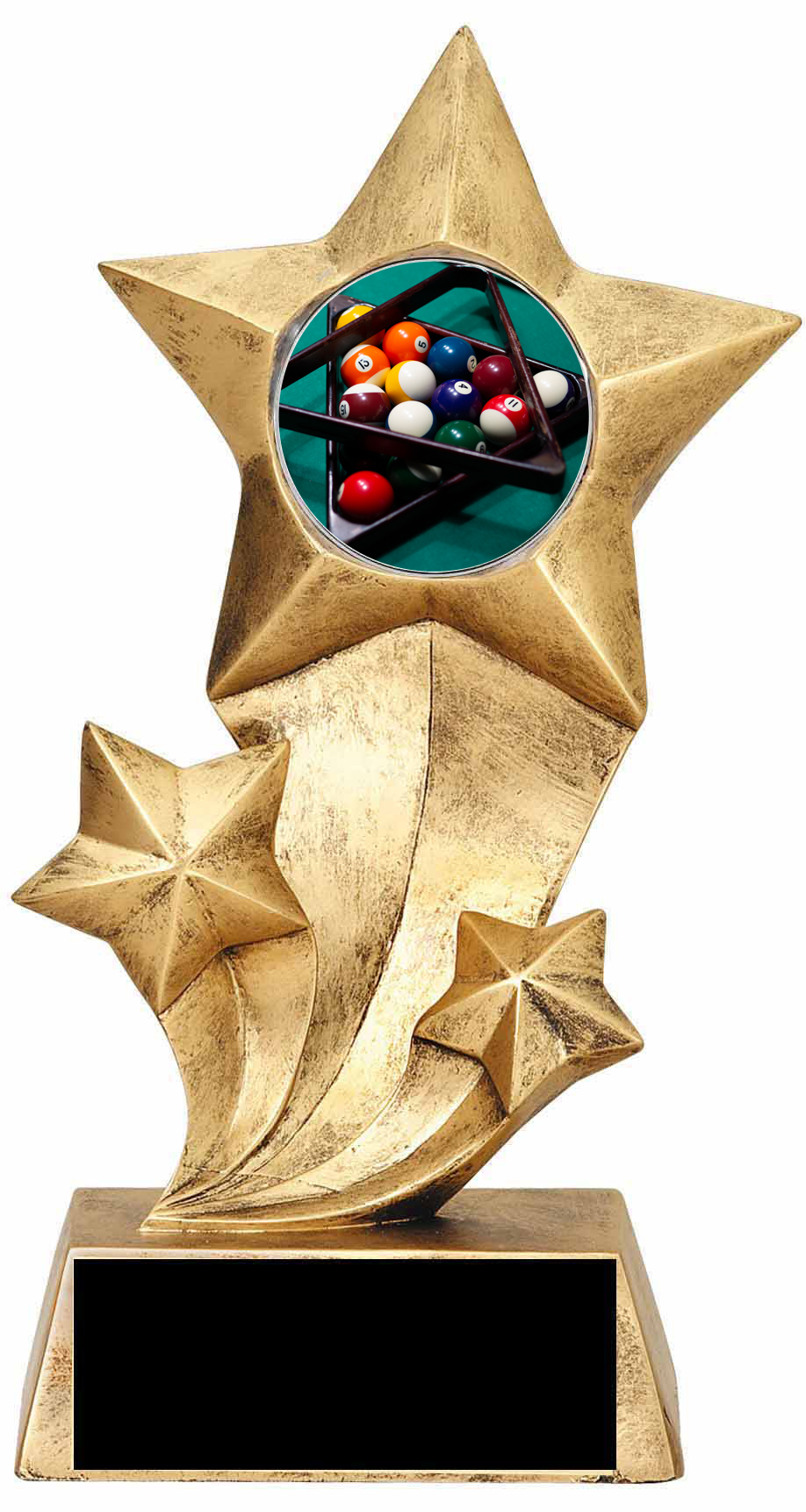 Billiard Resin Star Trophy