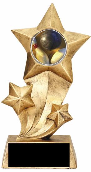 Bowling Resin Star Trophy