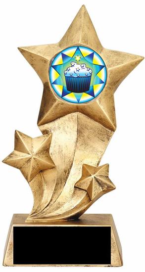 Cupcake Resin Stars Trophy