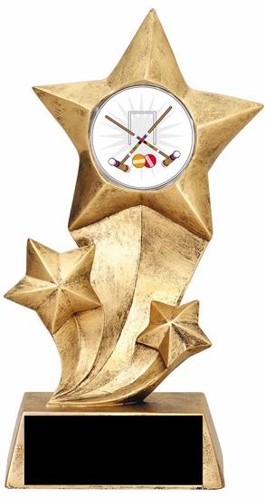 Resin Stars Croquet Trophy