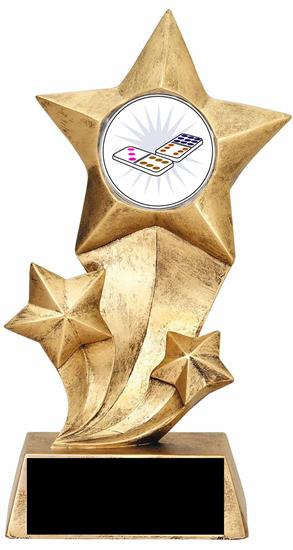 Resin Stars Dominoes Trophy
