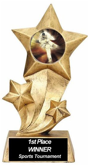 Karate Resin Stars Trophy