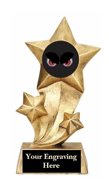 Scariest Halloween Costume Rising Star Trophy