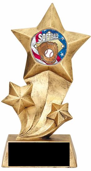 Softball Resin Stars Trophy