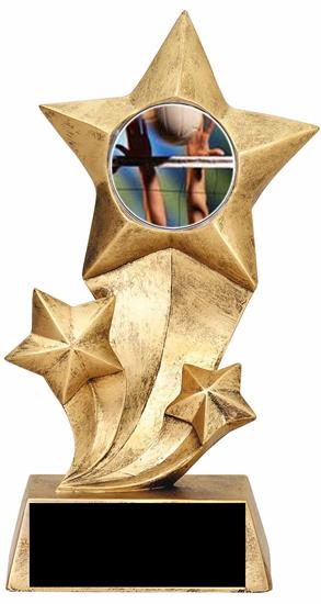 Volleyball Resin Stars Trophy