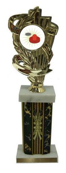 Air Hockey Large Column Trophies