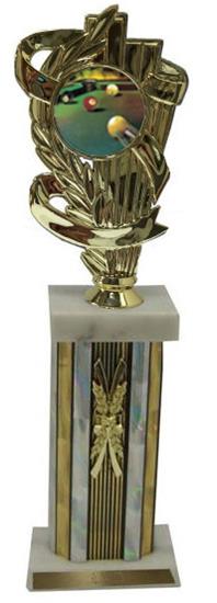 Billiard 1 Large Column Trophies