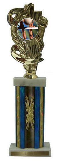 Large Column Volleyball Trophies