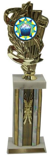 Cupcake Large Column Trophies