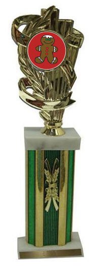 Gingerbread Large Column Trophies