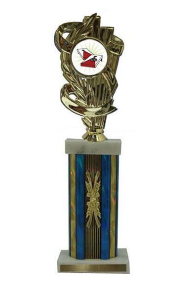 Large Column Cornhole 1 Trophies