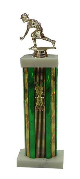 Ring A Pin Female Figure Column Trophy