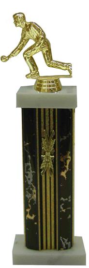 Bocce Ball Column Trophy