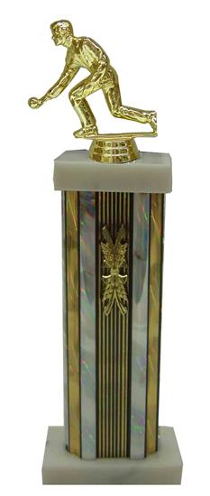 Bocce Ball Column Trophy