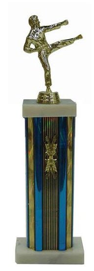 Karate Male Column Trophy