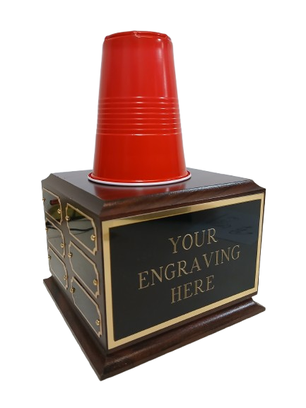 Flip Cup Traveling Trophy