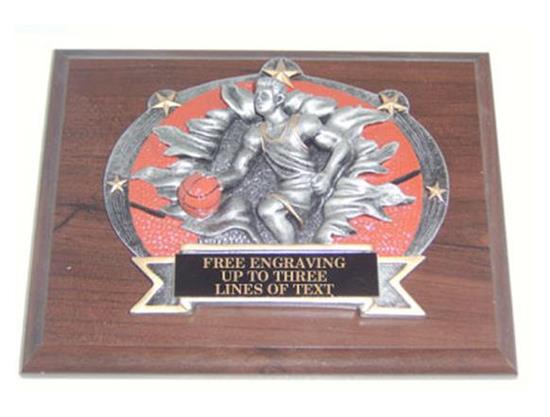 Basketball Resin Plaque
