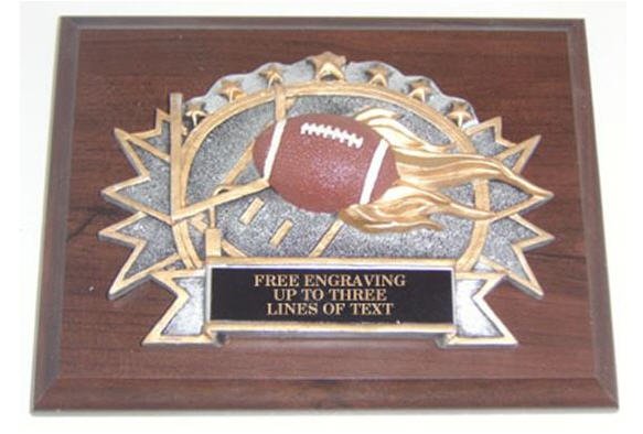 Football Resin Plaque