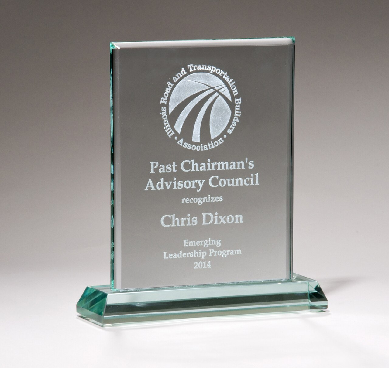 Jade Glass Rectangle Award