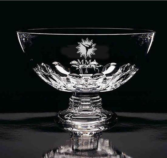 Mixed Martial Arts Challenger Crystal Bowl