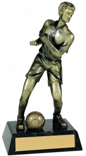 Male Soccer Metallic Trophy