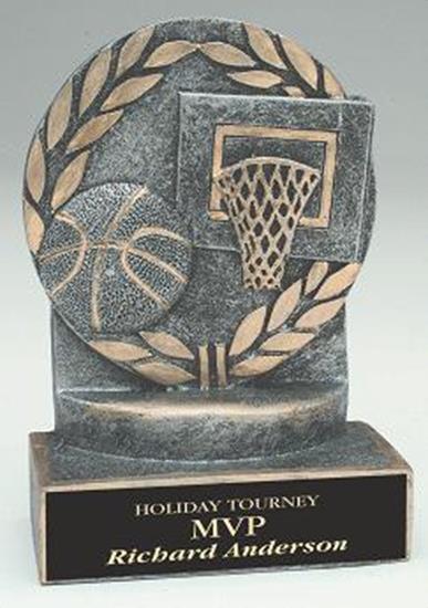 Basketball 4 1/4 Inch Resin Trophy