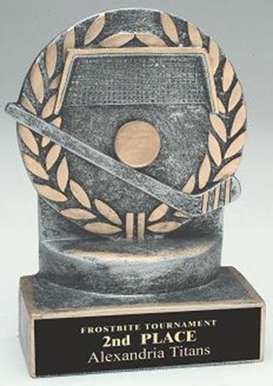 Hockey 4 1/4 Inch Resin Trophy